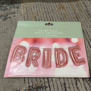 Bride Rose Gold Balloons